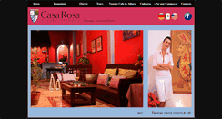 Desktop Screenshot of casarosacatemaco.com